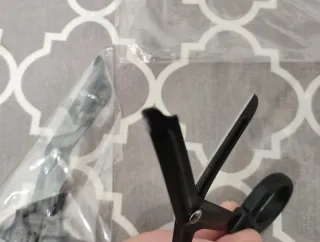 Tijeras de emergencia negras x2