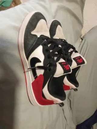 Nike SB ALLEYOOP Zapatillas Negras Rojas Blancas