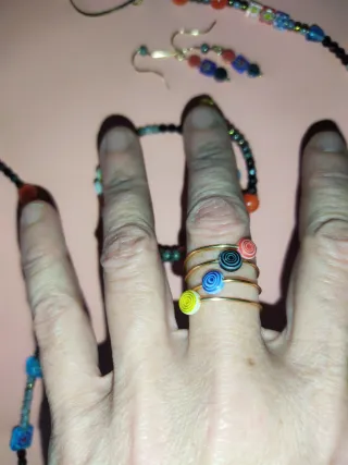 Set di gioielli artigianali con cristallo di Murano