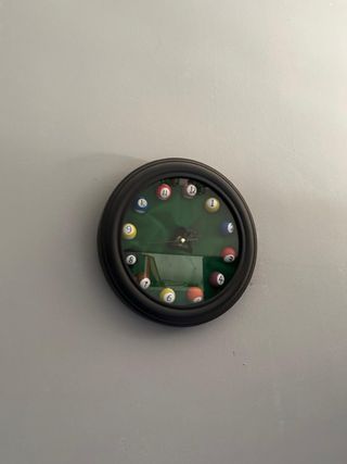 Reloj de pared billar