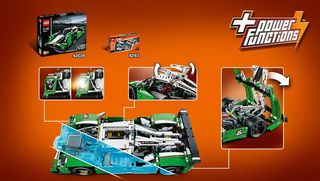 LEGO Technic 42039+8293 Auto da Corsa