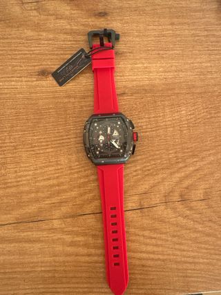 Reloj Martyn Line Negro y Rojo