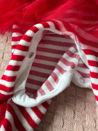 Pijama Navidad Bebé Duende Talla 0-3 Meses