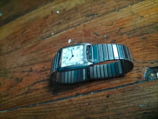 Reloj Lotus Cuarzo Plata y Blanco sin pila