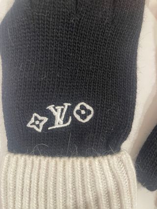 Guanti Louis Vuitton Neri e Bianchi