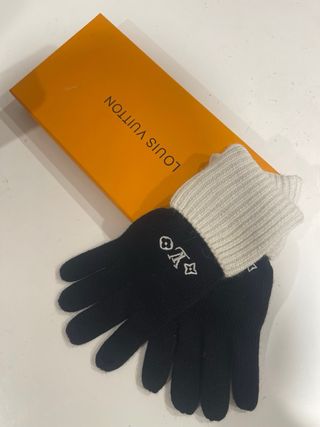 Guanti Louis Vuitton Neri e Bianchi