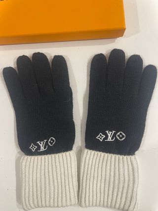 Guanti Louis Vuitton Neri e Bianchi
