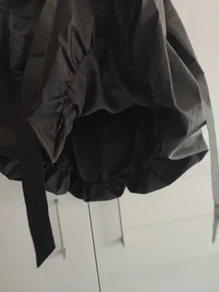 Vestito nero seta taffetà BLUNAUTA