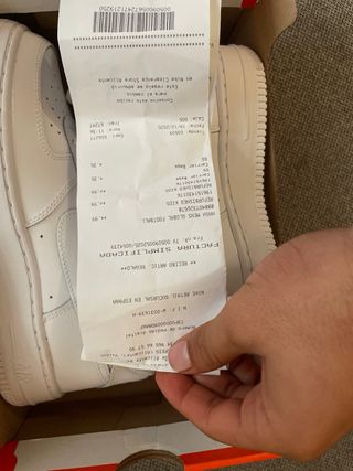 Nike Air Force 1 Blancas talla 37,5