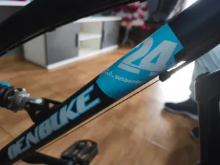 Bicicleta 24 Montaña Doble Suspensión