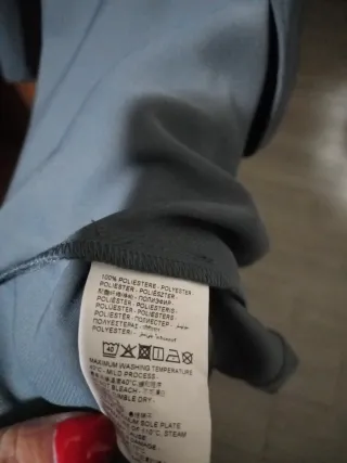 Cappottino donna blu polvere