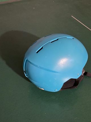 Casco de esquí infantil azul