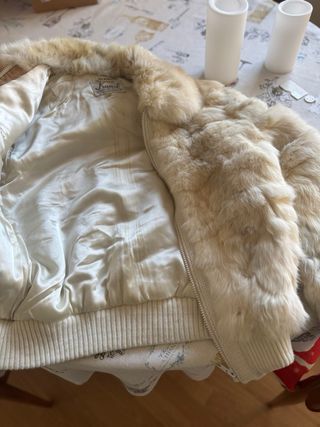Chaqueta pelo conejo