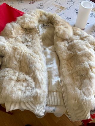 Chaqueta pelo conejo