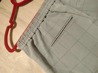 Pantalones cuadros chinos elásticos cómodos