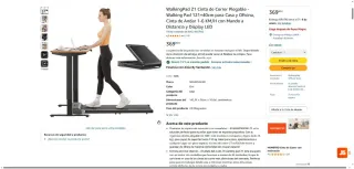 Cinta de correr plegable con mando