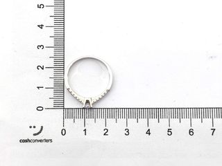 sortija oro 18k con piedra con circonita