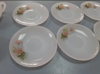 Juego 12 piezas café Arcopal flor  Rosa