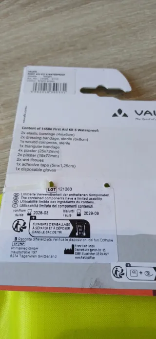 Kit primeros auxilios VAUDE