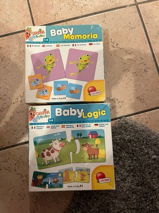 Giochi Lisciani Baby Memoria e Baby Logic
