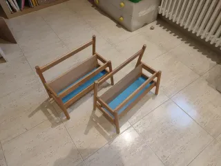 Estanterías de madera para libros