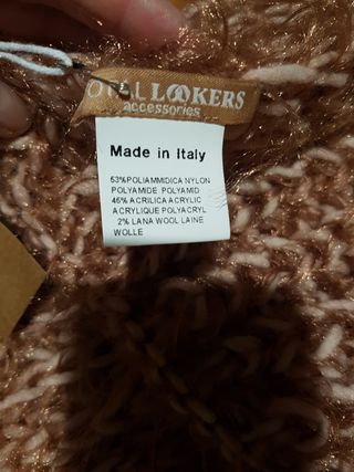 Completo Sciarpa e Cappello Marrone/Rosa