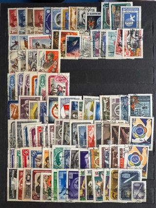 Sellos de Rusia años 1957-1958