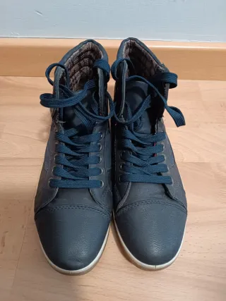 Zapatillas altas azules