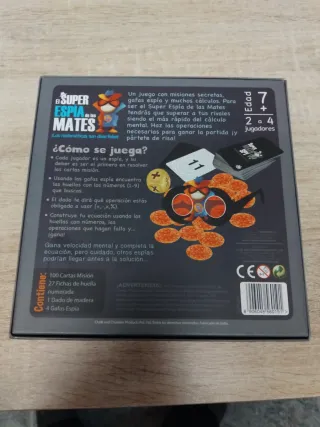 Juego de mesa El Super Espía de las Mates