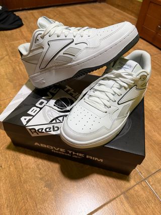 Reebok Zapatillas Blancas y Grises Unisex