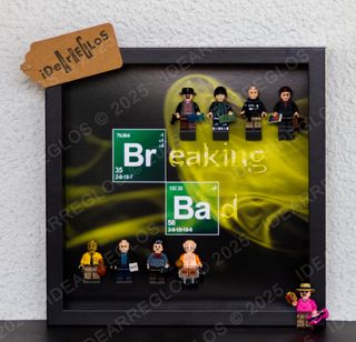 Cuadro expositor Lego Breaking Bad Completo