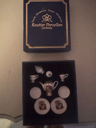 Set porcellana miniatura Reutter per casa bambole