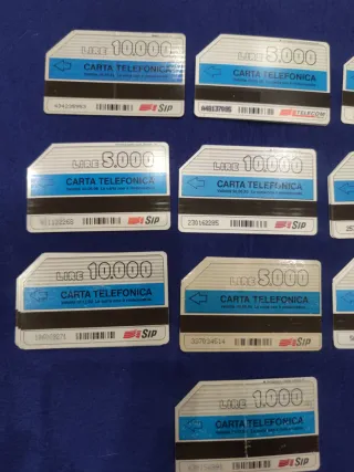 Lotto Schede Telefoniche Monofacciali