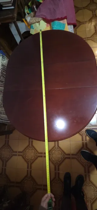 Mesa extensible de madera