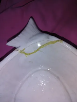 Fuente ovalada Loza Blanca Bordallo Pinheiro