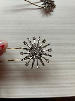 Horquillas joya estrella hechas a mano