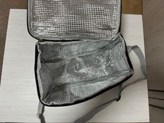 Bolsa térmica porta alimentos negra
