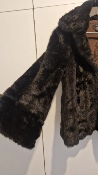 Abrigo pelo Zara Talla S