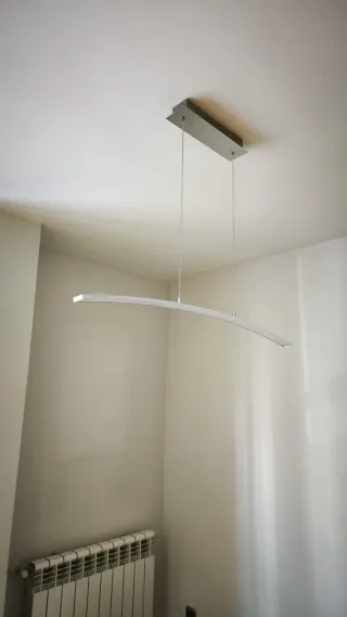 Lámpara Colgante Moderna Curva