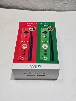 2 controller Wii Mario Luigi Motion Plus, confezione doppia