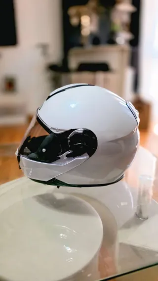 Casco Moto Modular NZI Combi 2 XXL Blanco