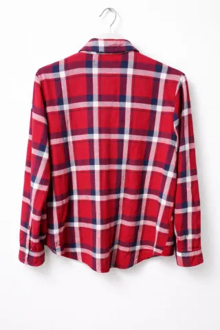 Camisa de cuadros roja
