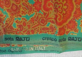 Scampolo crespo seta Ratti