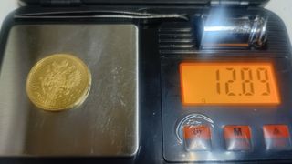 Moneda Oro Rusia IMPERIO ZAR 1897 15 Kopeks