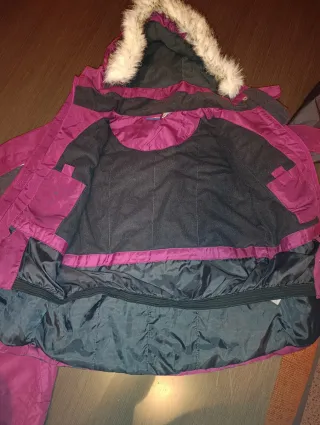 Traje de esquí niña completo talla 122 a 128 cm