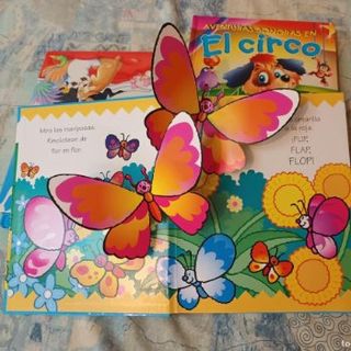 4 LIBROS INFANTILES DESPLEGABLES