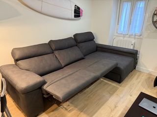 Sofá Chaiselongue Derecho 2 motores 3 Plazas