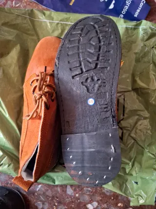 Botas de trabajo o vestir punta dura Talla 45