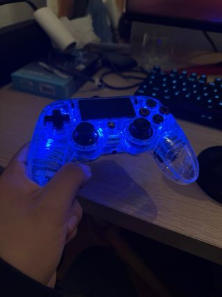 Mando Compacto PS4 Transparente original