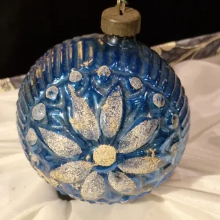 Pallina di Natale Vintage in Vetro